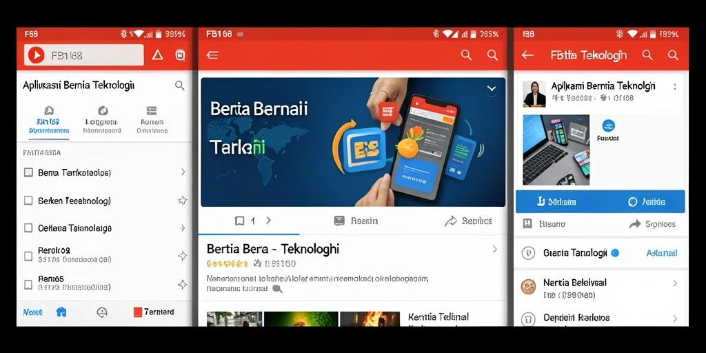 Tampilan antarmuka FB168 yang modern dan intuitif.
