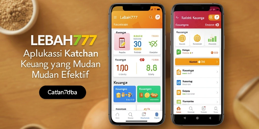 Tampilan antarmuka utama LEBAH777 yang sederhana dan efektif untuk pencatatan keuangan.